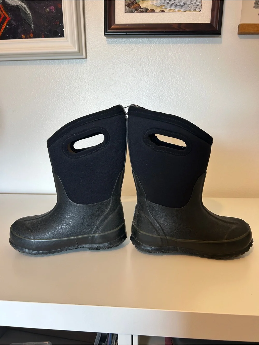 Classic High Kids Bogs Waterproof Boots Size 9